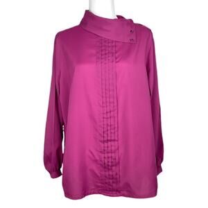 Vintage 80s Provincetown Long Sleeve Blouse Size 40